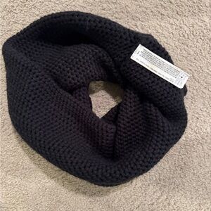 Black Knit Infinity Scarf